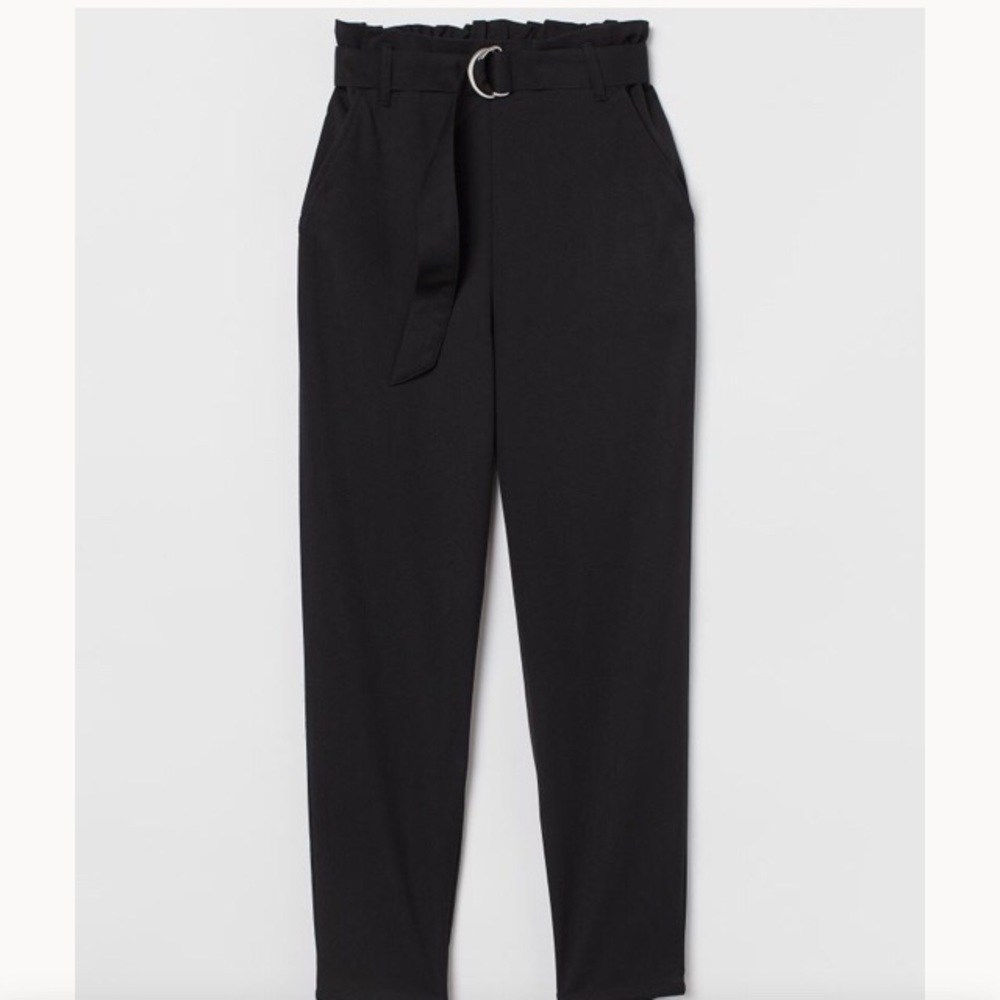 🆕 NWT H&M Belted ankle length pants